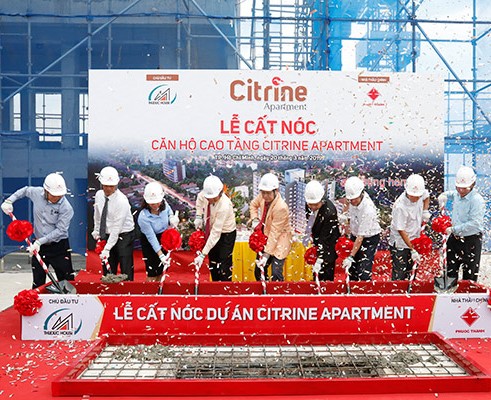 Cất nóc “căn hộ tỏa nắng” Citrine Apartment trên đất vàng Quận 9