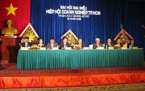 Đại hội Đại biểu HIỆP HỘI DOANH NGHIỆP TP.HCM nhiệm kỳ V (2009-2014)