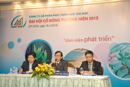 TDH Tổ chức thành công Đại Hội Cổ Đông năm tài chính 2012