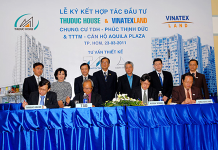 TDH và Vinatex Land ký kết hợp tác đầu tư hai dự án 1700 tỷ đồng