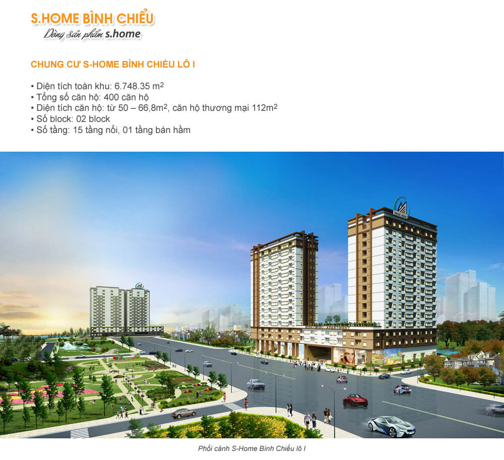 Chung cư S-Home Bình Chiểu lô I