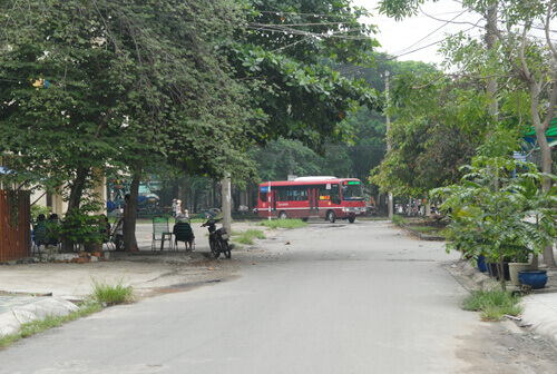 Tuyến xe buýt đi ngang dự án